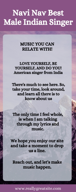 Navi Nav Best Male Indian Singer - Info
