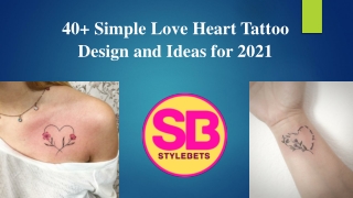 What does a Love heart tattoo design mean?