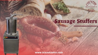 Make the best Sausage with our sausage stuffers at home