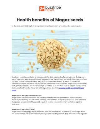 Health benefits of Magaz seeds.docx