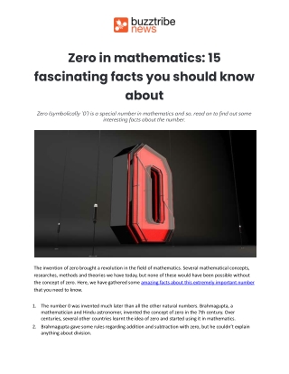 Zero in mathematics 15 fascinating facts you should know about.docx