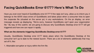 A practical guide to fixing the QuickBooks Error 6177