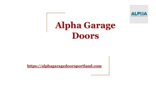 Garage Door Repair Portland Oregon