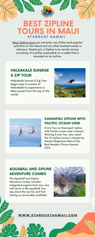 Maui Zipline Tours | Stardust Hawaii