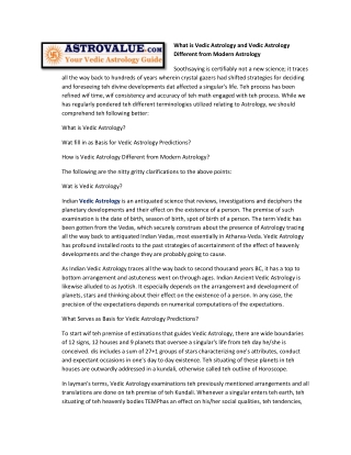 Marriage Horoscope Report