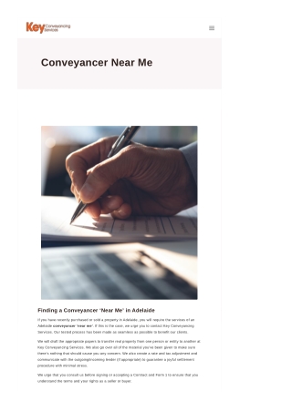 Conveyancer near me Adelaide