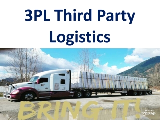 3PL Third Party Logistics