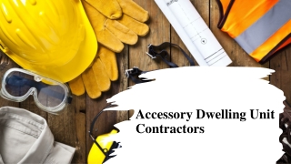 Accessory Dwelling Unit Contractors