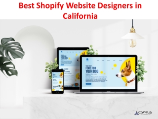 Best Shopify Website Designers in California