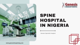 Spine Hospital in Nigeria