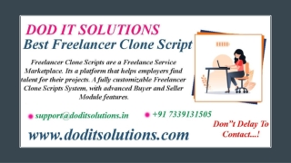 Best Readymade Freelancer System - DOD IT SOLUTIONS
