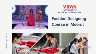 Fashion Design Diploma in Meerut | Mass Communications Colleges | VIFT