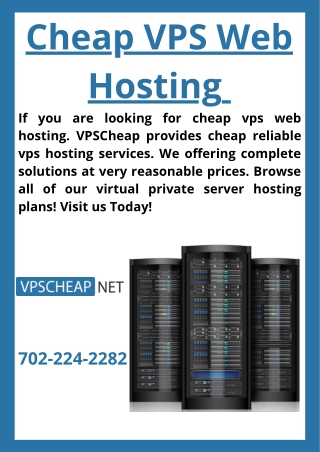 Cheap VPS Web Hosting