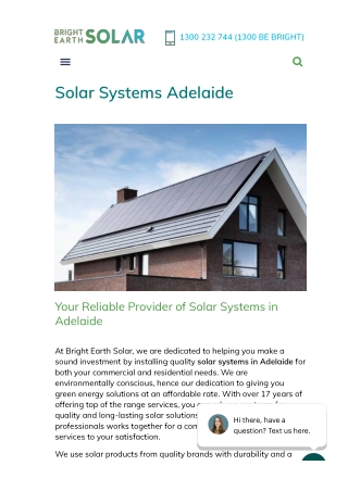 Solar Systems Adelaide