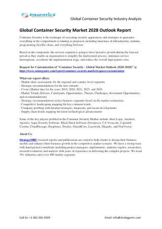 Provincial Demand and manufacturers of Global Container Security Industry