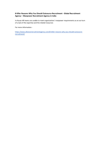outsource recruitment