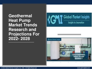 Geothermal Heat Pump Market