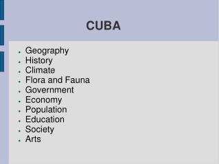 CUBA