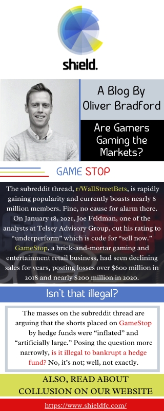 GameStop Stocks | Gaming and Entertainment | Shield