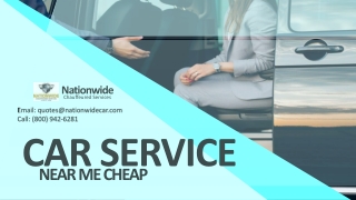 Car Service Near Me Cheap