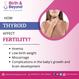 How Thyroid Affect Fertility | Best Gynecologist in HSR Layout | Dr Sunita Pawar