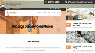 Package Delivery Coral Gables - Quick Florida Couriers