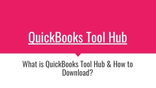 How to download QuickBooks tool hub