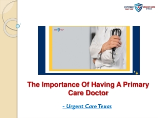 The Importance Of Having A Primary Care Doctor