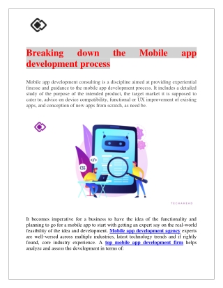 Breaking down the Mobile app development process