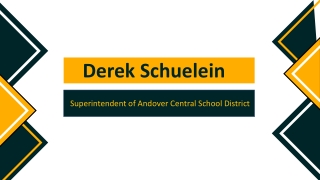 Derek Schuelein - Provides Consultation in Strategic Planning