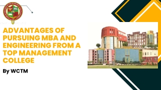 Best MBA College in Gurgaon | WCTM