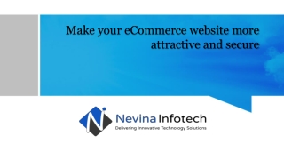 Make your eCommerce website more attractive and secure