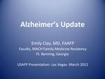 Alzheimer s Update