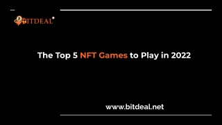 The Top 5 NFT Games to Play in 2022 (1)