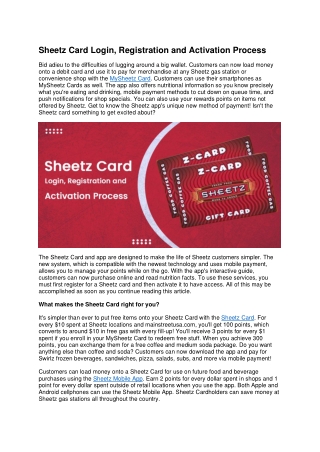 register my sheetz card