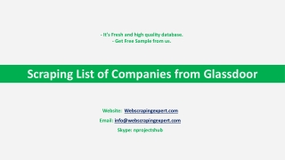 Scraping List of Companies from Glassdoor