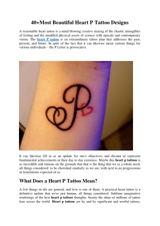 Does Heart P Tattoo design fade with time?
