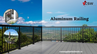 Select #1 Aluminum railing For Your Property