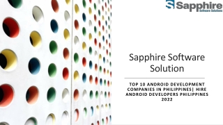 Top 10 Android Development Companies in Philippines-Hire Android Developers Philippines 2022