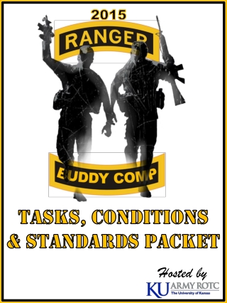 Tasks, Conditions & Standards packet