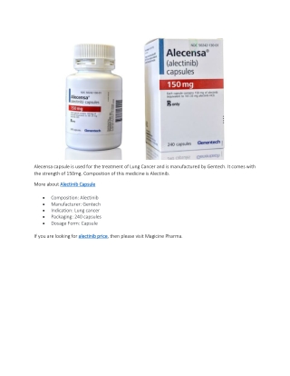 alectinib price