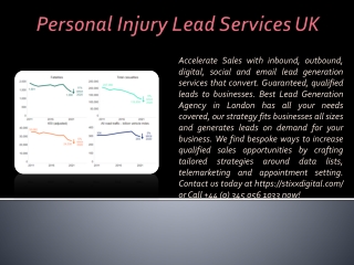 Personal Injury Lead Services UK