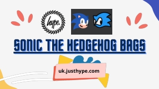 Sonic the Hedgehog Bags