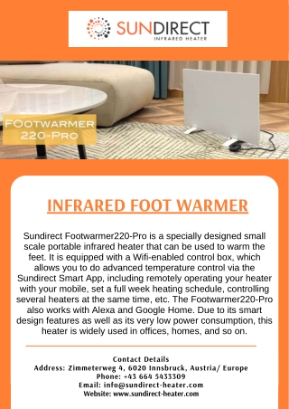 Infrared Foot Warmer