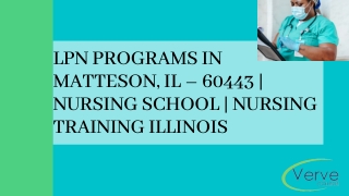 LPN Programs in Matteson, IL – 60443  Nursing School  Nursing Training Illinois