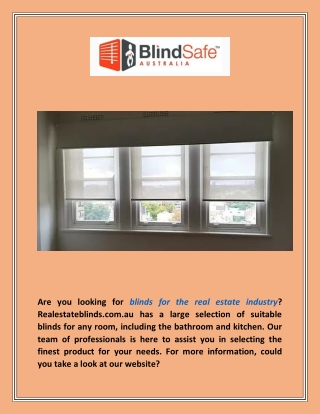 Blinds for the Property Industry | Realestateblinds.com.au`