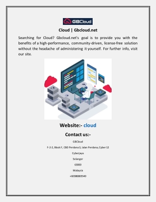 Cloud  Gbcloud.net