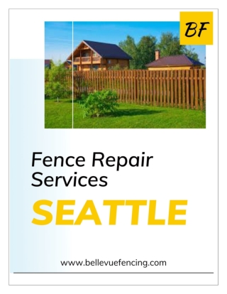 When and why you need a Fence Repair