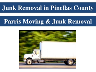 Junk Removal in Pinellas County