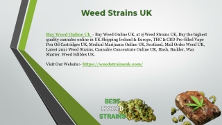 Buy Sativa Weed UK